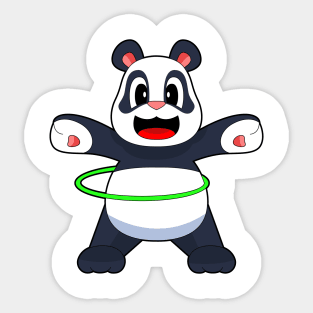 Panda Fitness Gymnastics Sports Sticker